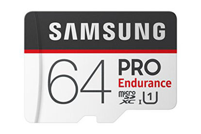 Picture of Samsung PRO Endurance 64GB 100MB/s (U1) MicroSDXC Memory Card with Adapter (MB-MJ64GA/AM)