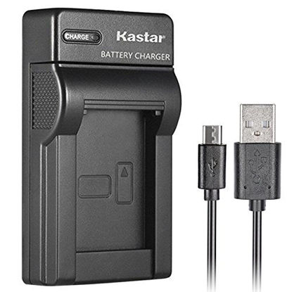 Picture of Kastar Slim USB Charger for Nikon EN-EL14, EN-EL14a, ENEL14, MH-24 and Nikon Coolpix P7000 P7100 P7700 P7800, D3100, D3200, D3300, D3400, D5100, D5200, D5300 DSLR, Df DSLR, D5600 Camera
