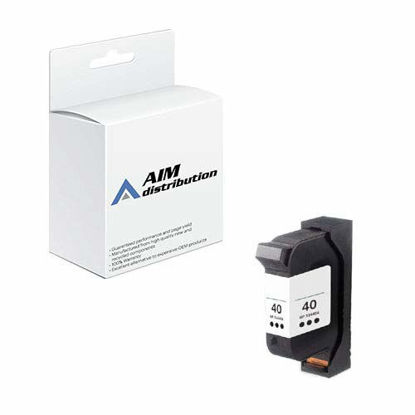 Picture of AIM Compatible Replacement for HP NO. 40 Black Inkjet (1122 Page Yield) (51640A) - Generic