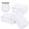 Picture of Spa Facial Headband Whaline Head Wrap Terry Cloth Headband 4 counts Stretch Towel for Bath, Makeup and Sport (White)