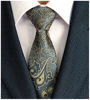 Picture of Adulove Men's Necktie Classic Silk Tie Woven Jacquard Neck Ties 6/9 / 12 PCS
