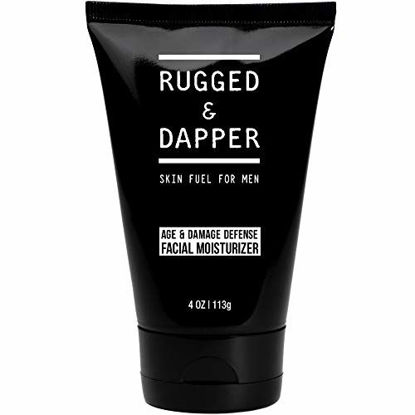 Picture of RUGGED & DAPPER Age + Damage Defense Facial Moisturizer | Dual Purpose Non-Toxic Face Lotion & Aftershave for Men - 4 Oz