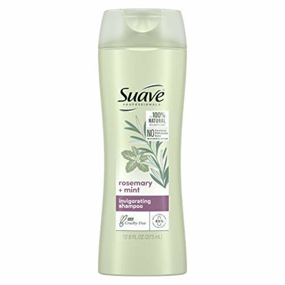 Picture of Suave Professionals Shampoo, Rosemary Mint for All Hair Types, 12.6 Ounce Bottle