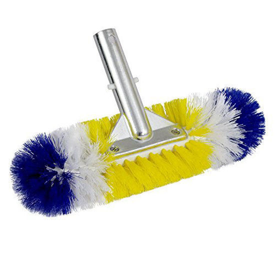 Picture of Blue Torrent 12" 360 Degree Brush Around Polypropylene Bristles Above and In-Ground Swimming Pool Wall and Floor Cleaning Brush Attachment Accessory