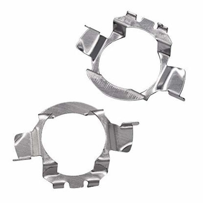 Picture of HUIQIAODS H7 LED Headlight Bulb Adapter Holder Socket For Jetta Mercedes-Benz Audi BMW E85 X5 New Bora Sagitar 2 Pack