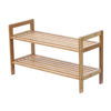 Picture of Oceanstar 2-Tier Bamboo Stackable Shoe Rack