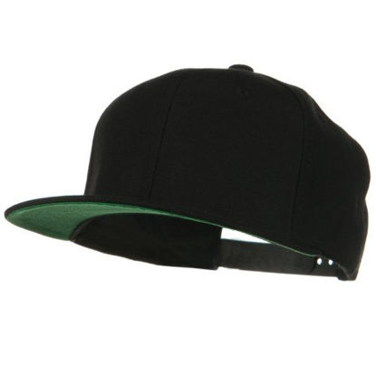 Picture of Sonette/Yupoong Wool Blend Prostyle Snapback Cap - Black