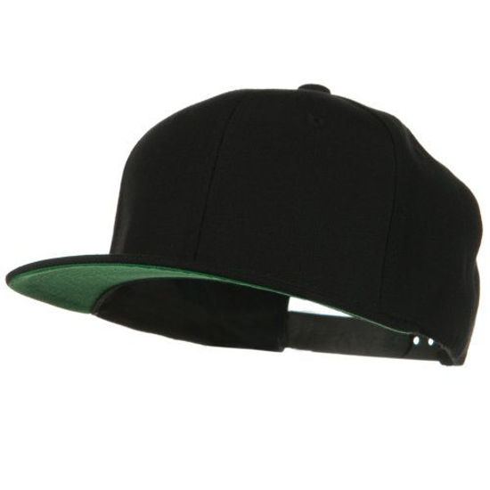 Picture of Sonette/Yupoong Wool Blend Prostyle Snapback Cap - Black