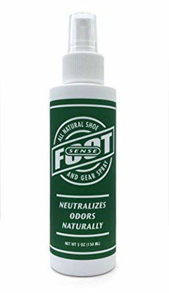 Picture of Natural Shoe Deodorizer & Gear Spray - Foot Odor Eliminator - Eliminates Smells Naturally. Use on Stinky Shoes, Gear, Smelly feet and Household Odors. Made in USA