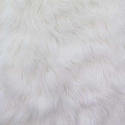 Picture of The Fabric Exchange LONGFUR-White-BTY