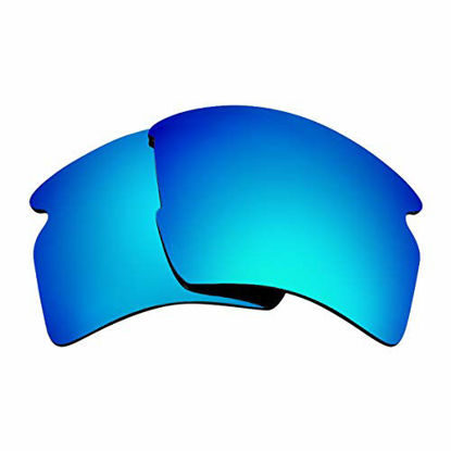 Picture of Seek Optics Replacement Lenses for Oakley FLAK 2.0 XL, Revo Ice Blue Mirror Polarized