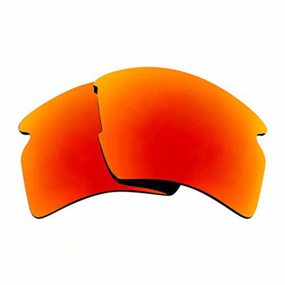 Picture of Seek Optics Replacement Lenses for Oakley FLAK 2.0 XL, Revo Fire Red Mirror Polarized