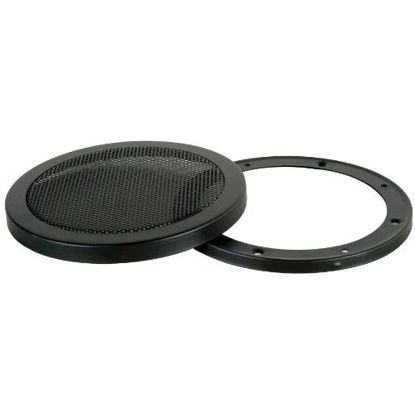 Picture of 8-Inch 2-Piece Steel Mesh Speaker Grill - Black