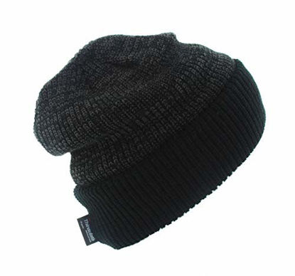 Picture of Milani Thinsulate 40 Gram Insulated Winter Beanie Hat (Grey with Black Cuff)