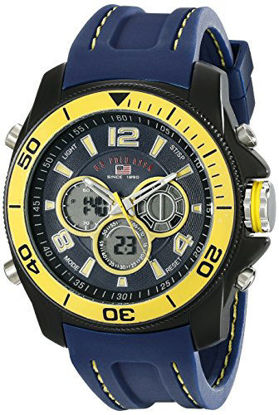 Picture of U.S. Polo Assn. Sport Men's US9322 Sport Watch with Navy Silicone Band