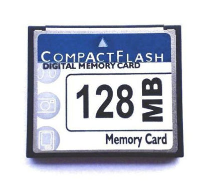 Picture of CompactFlash Memory Card 128MB Camera Card for Numerical Control Advertising Machine Tool Memory Card