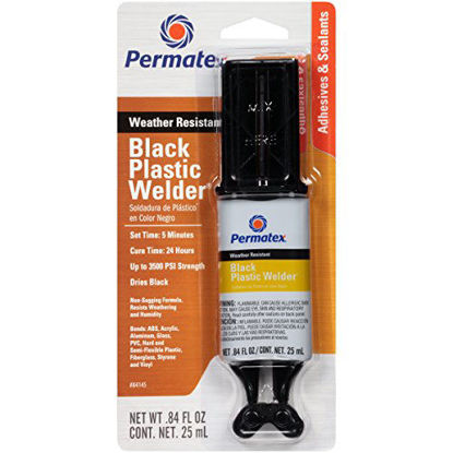 Picture of Permatex 84145 Permapoxy Black Plastic Weld - 0.84 fl. oz.