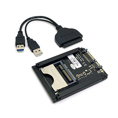 Picture of CY SATA 22 Pin to USB 3.0 to CFast Card Adapter 2.5 Inch Hard Disk Case SSD HDD CFast Card Reader for PC Laptop