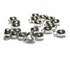 Picture of 20 Antique Silver Pewter European Charm Holder Bead Bails w/Loop & Large Hole