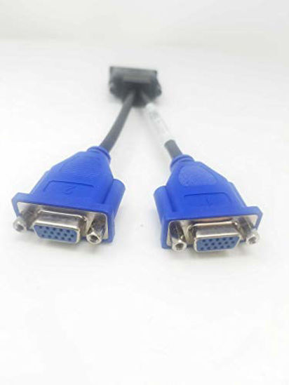 Malaysia Dell DMS-59 To VGA Splitter For Dual Monitor Setups Or As A VGA Adapter Y Cable Cord