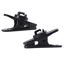 Picture of BBTO 20 Pieces Clips for Earphone Wire 360 Degree Rotate Black Earphone Cable Clothing Clip for Fixing Headphone Wire (Black)