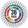 Picture of U.S. Art Supply Professional 36 Color Set of Gouache Paint in Large 18ml Tubes - Color Mixing Wheel