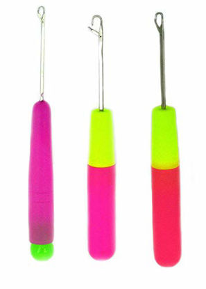 Picture of Latch Hook Crochet Needle Sizes: Extra Small, Large, and Extra Large 3 Pieces
