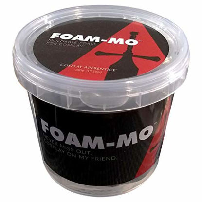 Picture of Foam-Mo Moldable Foam Clay for Cosplay- Light Weight, Air Dries Dense Like EVA Foam, Sands and Paints Easily, Non-Toxic |300 Gram and 900 Gram Big Tub Sizes|
