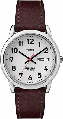 Picture of Timex Men's T20041 Easy Reader 35mm Brown Leather Strap Watch