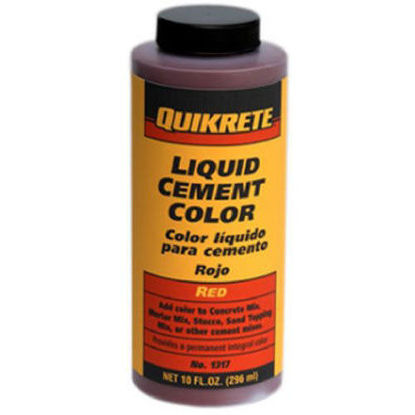 Picture of Quikrete 13173 Liquid Cement Color, Red, NET 10 FL. OZ.(296 mL)"