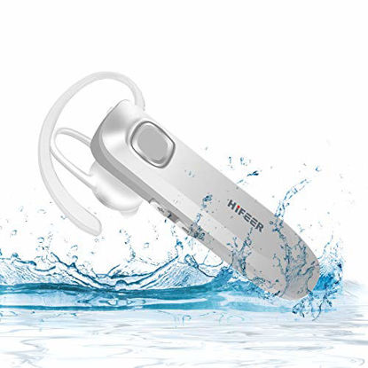Picture of Bluetooth Earpiece for Cellphone, IPX5 Waterproof 16 Hrs Talking Wireless Bluetooth Headsets for iPhone, Android, Samsung, V5.0 Hands Free Earphone with Noise Cancelling Mic for Driving/Business