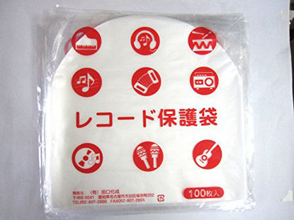 Picture of 100 Taguchi Round LP Inner Sleeves 0.028Mm Thick Anti-Static Material