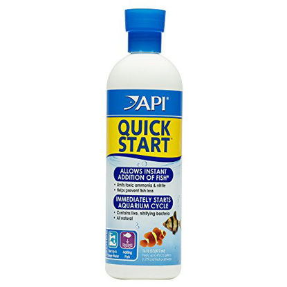 Picture of API QUICK START Freshwater and Saltwater Aquarium Nitrifying Bacteria 16-Ounce Bottle