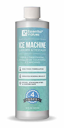 Picture of Essential Values Ice Machine Cleaner 16 fl oz, Nickel Safe Descaler | Ice Maker Cleaner Compatible with ALL Major Brands - Made in USA