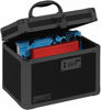 Picture of Vaultz Combination Lock Box, 7.75 x 7.25 x 10 Inches, Tactical Black (VZ03588)