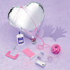 Picture of Creativity for Kids String Art Heart Light - Create a Heart Shaped String Art Lantern - String Art Kids for Kids, Pink
