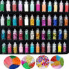Picture of 120 Pack Slime Making Kits Supplies,Gold Leaf,Foam Balls,Glitter Shake Jars,Fishbowl Beads,Fruit Slices,Fake Sprinkles,Glitter Sequins Accessories, Sugar Papers (Slime Kits)