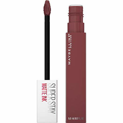Picture of Maybelline SuperStay Matte Ink Liquid Lipstick, Long-Lasting Matte Finish, Highly Pigmented Color, Mover, 0.17 Fl; Oz