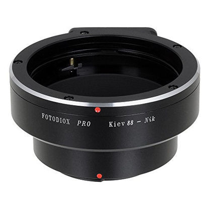 Picture of Fotodiox Pro Lens Mount Adapter - Kiev 88 Lens to Nikon F (FX, DX) Mount Camera System (Such as D7100, D800, D3 and More)