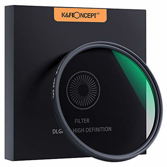 Picture of 86mm Circular Polarizers Filter, K&F Concept 86MM Circular Polarizer Filter HD 18 Layer Super Slim Multi Coated CPL Lens Filter