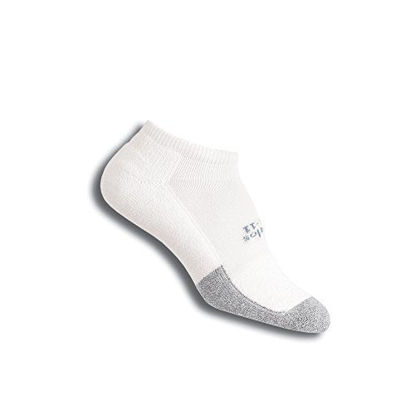 Picture of Thorlos Unisex T1CCU Tennis Thin Padded Low Cut Sock, White, Small