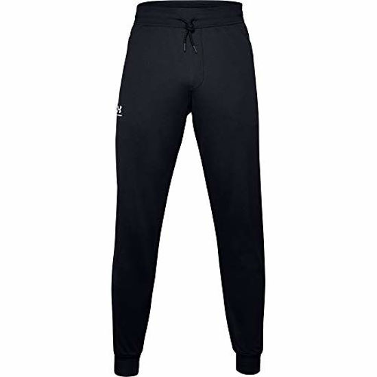 Picture of Under Armour Men's Sportstyle Tricot Joggers , Black (001)/White , XX-Large