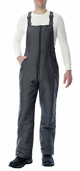 Picture of Arctix Men's Essential Insulated Bib Overalls, Charcoal, Medium (32-34W 32L)