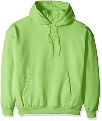 Picture of Hanes Men's Pullover EcoSmart Fleece Hooded Sweatshirt, lime, X Large