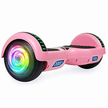 Picture of SISIGAD Hoverboard 6.5 Self Balancing Scooter with Colorful LED Wheels Lights Two-Wheels self Balancing Hoverboard Dual Motors Hover Board UL2272 Certified