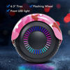Picture of SISIGAD Hoverboard 6.5 Self Balancing Scooter with Colorful LED Wheels Lights Two-Wheels self Balancing Hoverboard Dual Motors Hover Board UL2272 Certified
