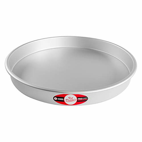 GetUSCart Fat Daddio's Round Cake Pan, 16 x 2 Inch, Silver