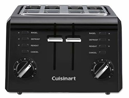 Picture of Cuisinart 4 CPT-142BK 4-Slice Compact Plastic Toaster, Black