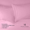 Picture of 1500 Supreme Collection Extra Soft Twin XL Sheets Set, Pink - Luxury Bed Sheets Set with Deep Pocket Wrinkle Free Hypoallergenic Bedding, Over 40 Colors, Twin XL Size, Pink