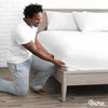 Picture of Bare Home Fitted Bottom Sheet Twin Extra Extra Long - Premium 1800 Ultra-Soft Wrinkle Resistant Microfiber - Hypoallergenic - Deep Pocket (Twin XXL, White)